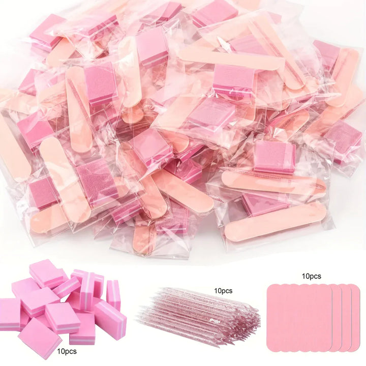 KissIcon Nail Care Kit Mini Files Buffers -
