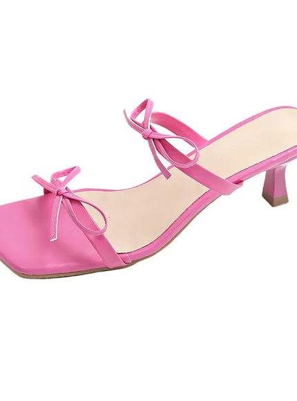 KissICON Pink / 36 Sexy Pink High Heels Sandals for Women 2025