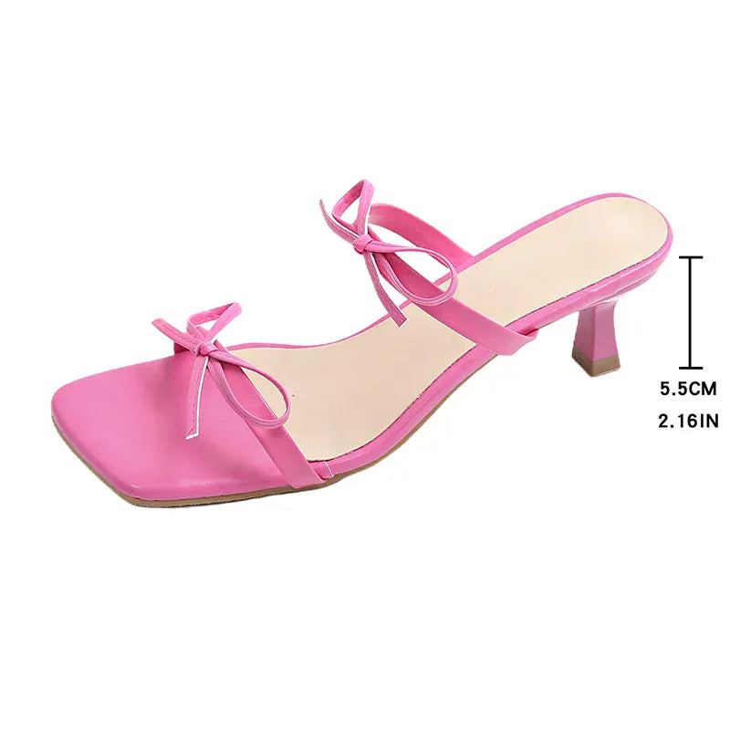 KissICON Pink / 36 Sexy Pink High Heels Sandals for Women 2025