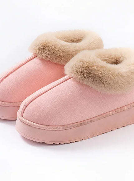 KissICON pink / 40-41 Winter Women Shoes Fashion Snow Boots Fluffy Plush
