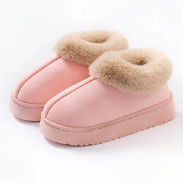 KissICON pink / 40-41 Winter Women Shoes Fashion Snow Boots Fluffy Plush