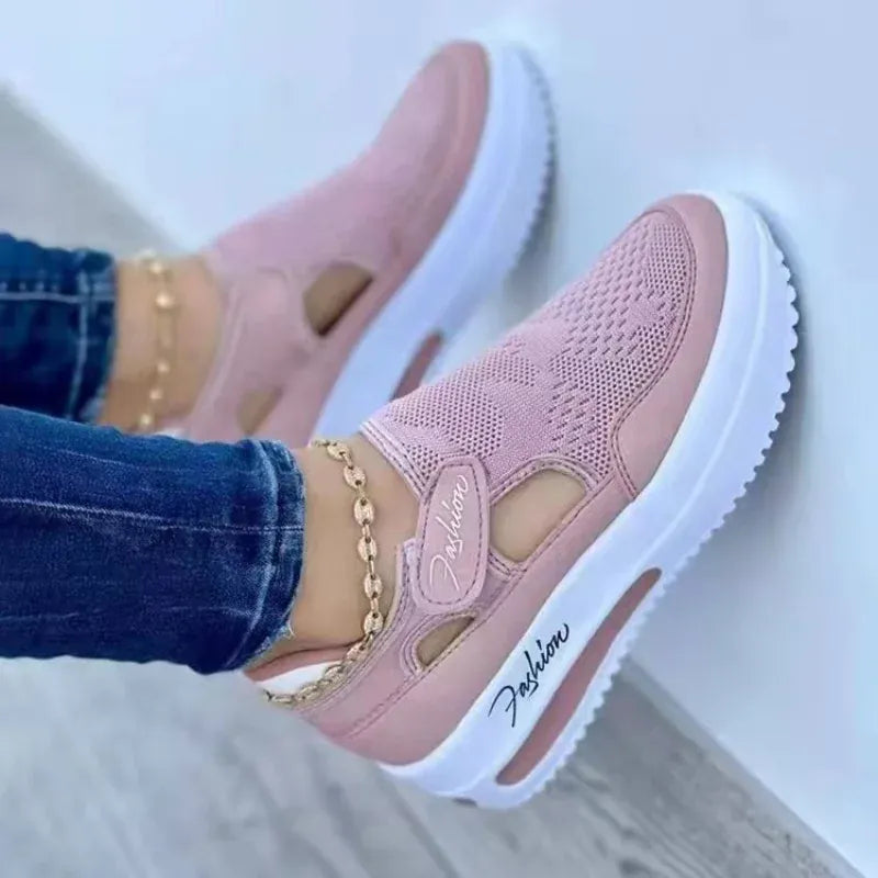 Dropshipman Pink / 41 Sneakers Women Shoes Woman Tennis Shoes Canvas Shoe Female Casual Shoes Ladies Sport Shoes Platform Sneaker Hollow Out Shoes