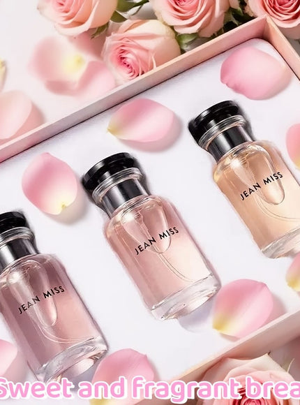 KissICON Pink / 90ML 30ml Trio Blackcurrant Jasmine Rose Floral Woody Perfume