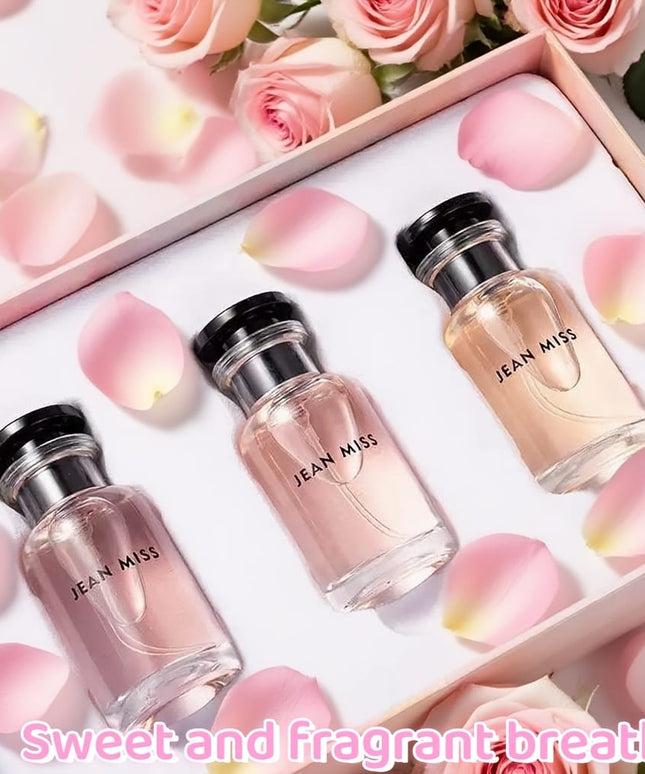 KissICON Pink / 90ML 30ml Trio Blackcurrant Jasmine Rose Floral Woody Perfume
