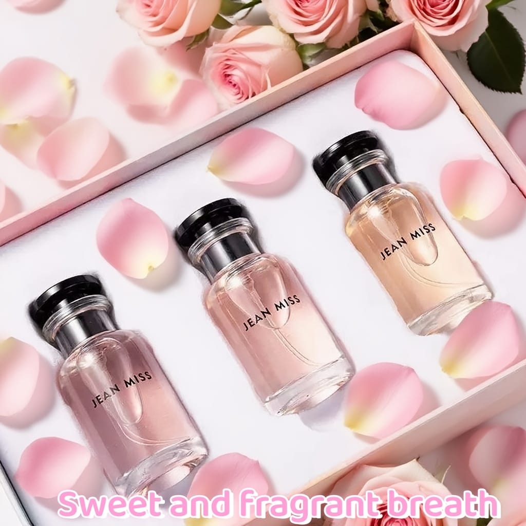 KissICON Pink / 90ML 30ml Trio Blackcurrant Jasmine Rose Floral Woody Perfume