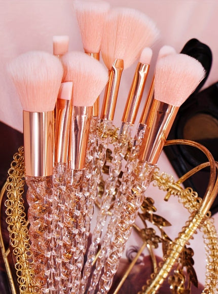 KissICON Pink Beauty Brush Set – Perfect Holiday Mothers