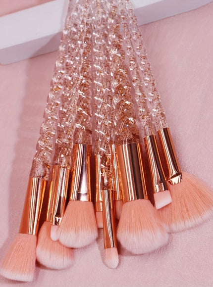 KissICON Pink Beauty Brush Set – Perfect Holiday Mothers