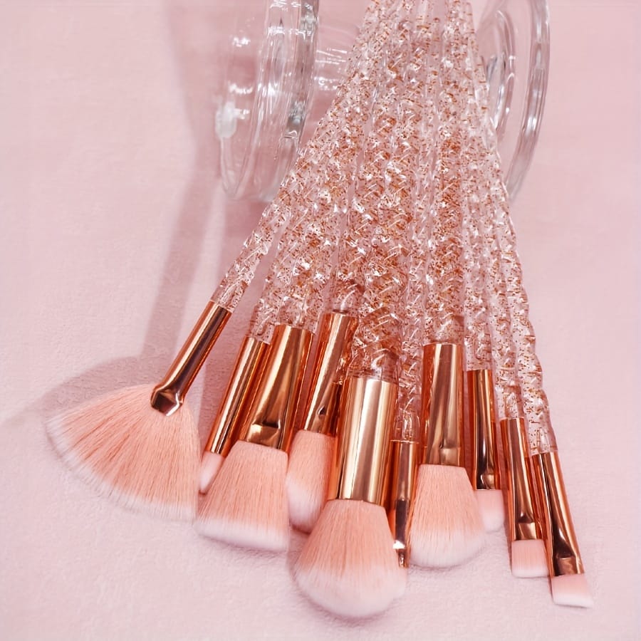 KissICON Pink Beauty Brush Set – Perfect Holiday Mothers