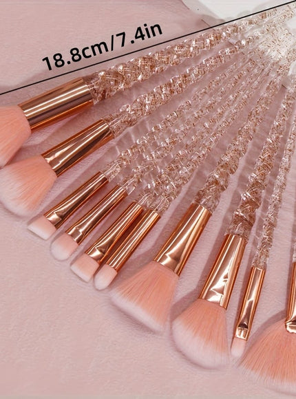 KissICON Pink Beauty Brush Set – Perfect Holiday Mothers