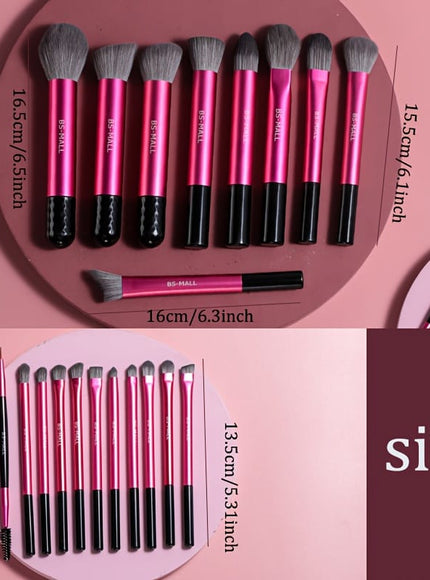 KissICON Pink Bsmall 20pc Pro Makeup Brush Set – Pinkgold