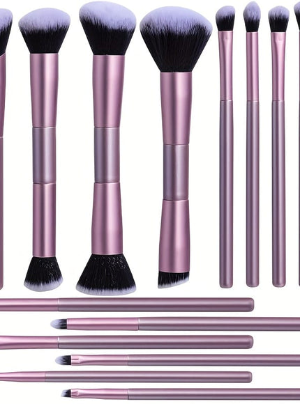 KissICON Pink Bsmall Pink Aluminum 16pc Waterproof Makeup Brush Set