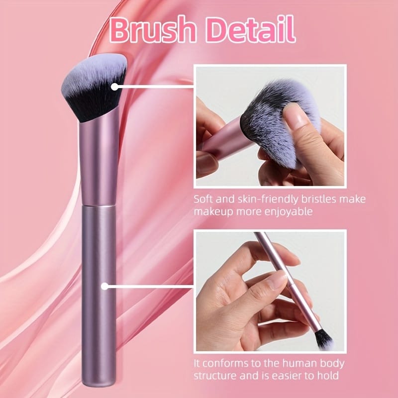KissICON Pink Bsmall Pink Aluminum 16pc Waterproof Makeup Brush Set