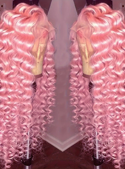 KissICON Pink Color / 26inch Kissicon 13x4 Lace Front Wig Pastel