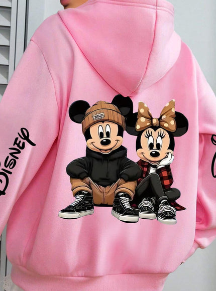 jkthpu-45 Pink Color / UK 16 Plus Size - Disney Mickey & Minnie Mouse