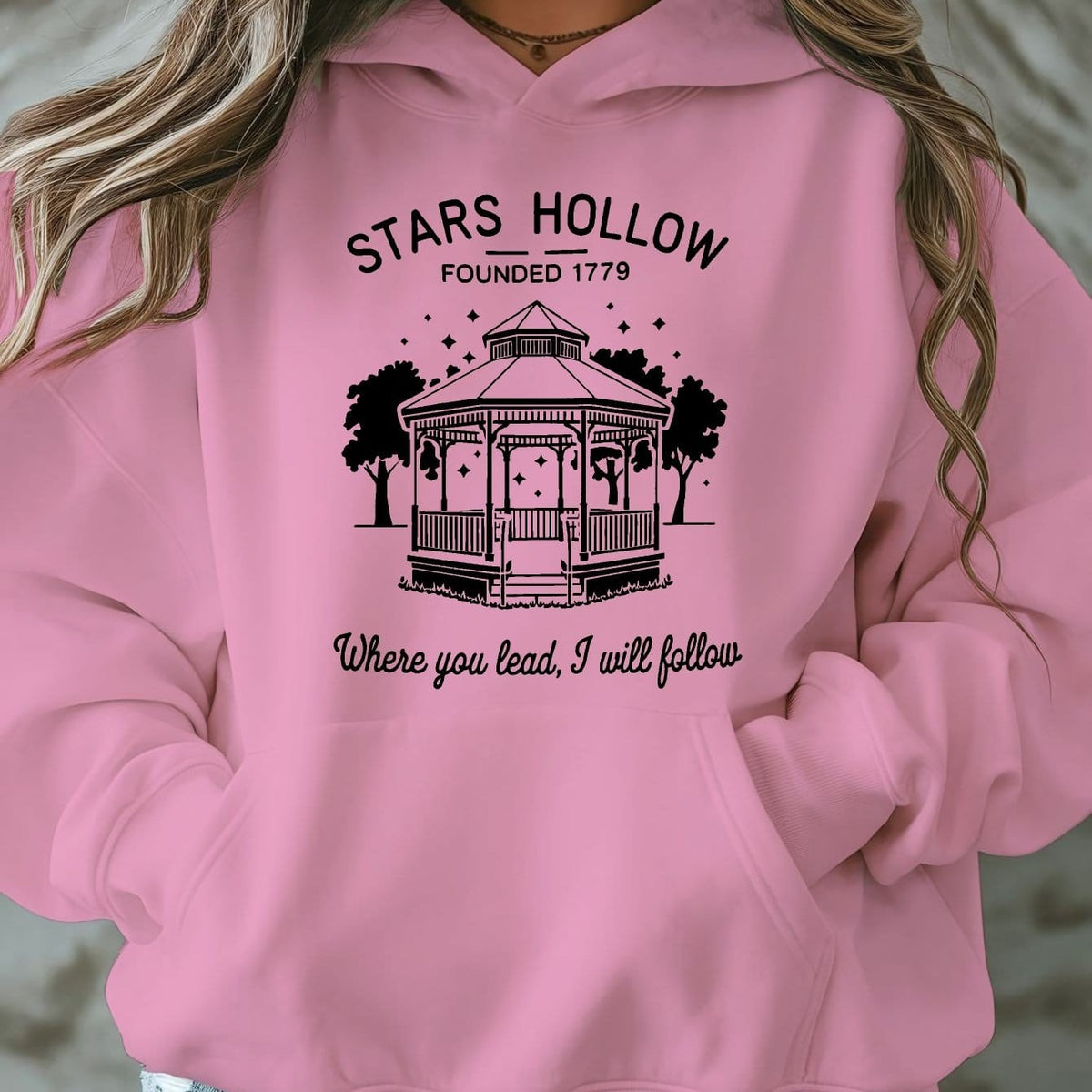 jkthpu-45 Pink Color / UK 16 [Plus Size Stars Hollow Sweatshirt] Plus Size Stars