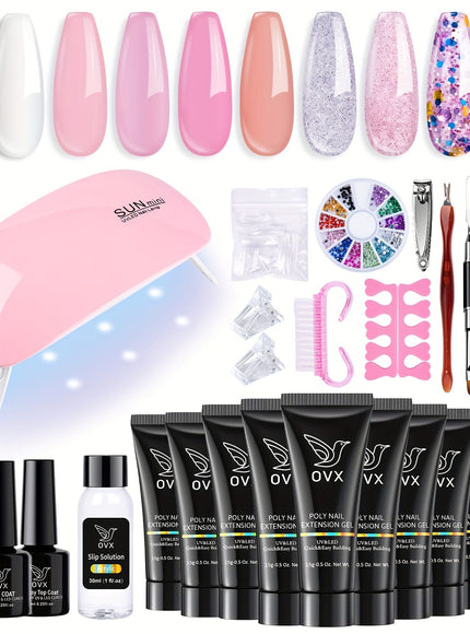 KissICON Pink KissIcon 10 Colour Acrylic Nail Art Kit -