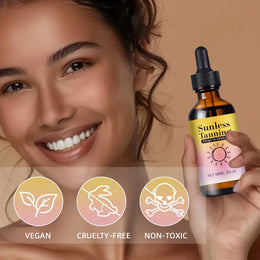 KissICON pink KissIcon Advanced Sunless Tanning Drops – Radiant Glow Self Tan
