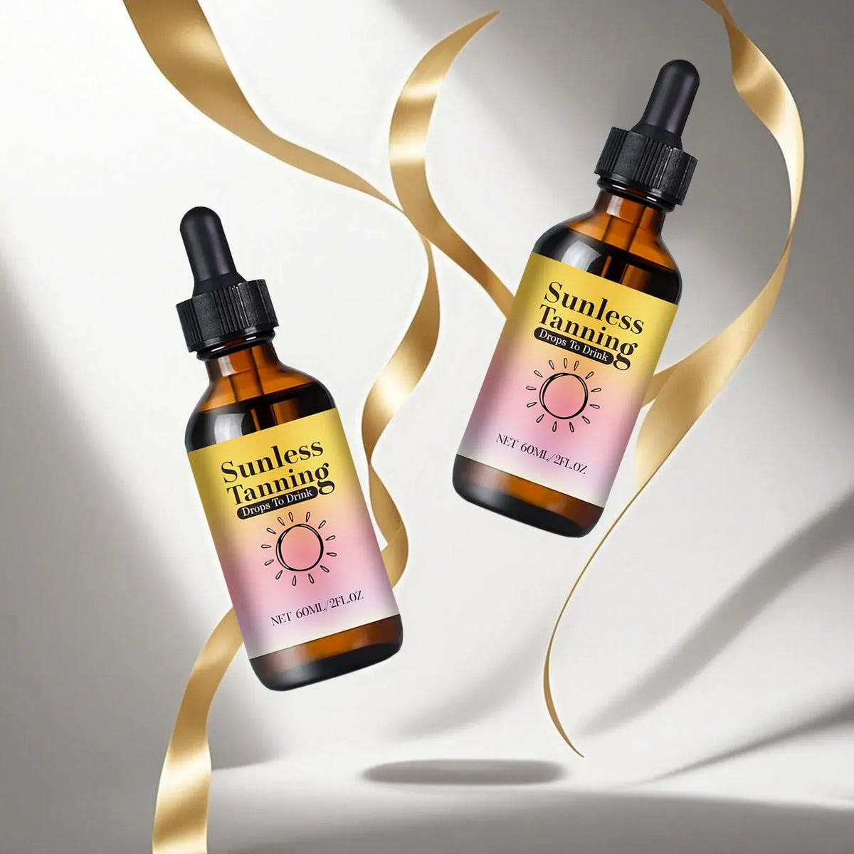 KissICON pink KissIcon Advanced Sunless Tanning Drops – Radiant Glow Self Tan