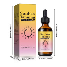 KissICON pink KissIcon Advanced Sunless Tanning Drops – Radiant Glow Self Tan