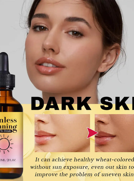 KissICON pink KissIcon Advanced Sunless Tanning Drops – Radiant Glow Self Tan