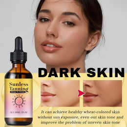 KissICON pink KissIcon Advanced Sunless Tanning Drops – Radiant Glow Self Tan