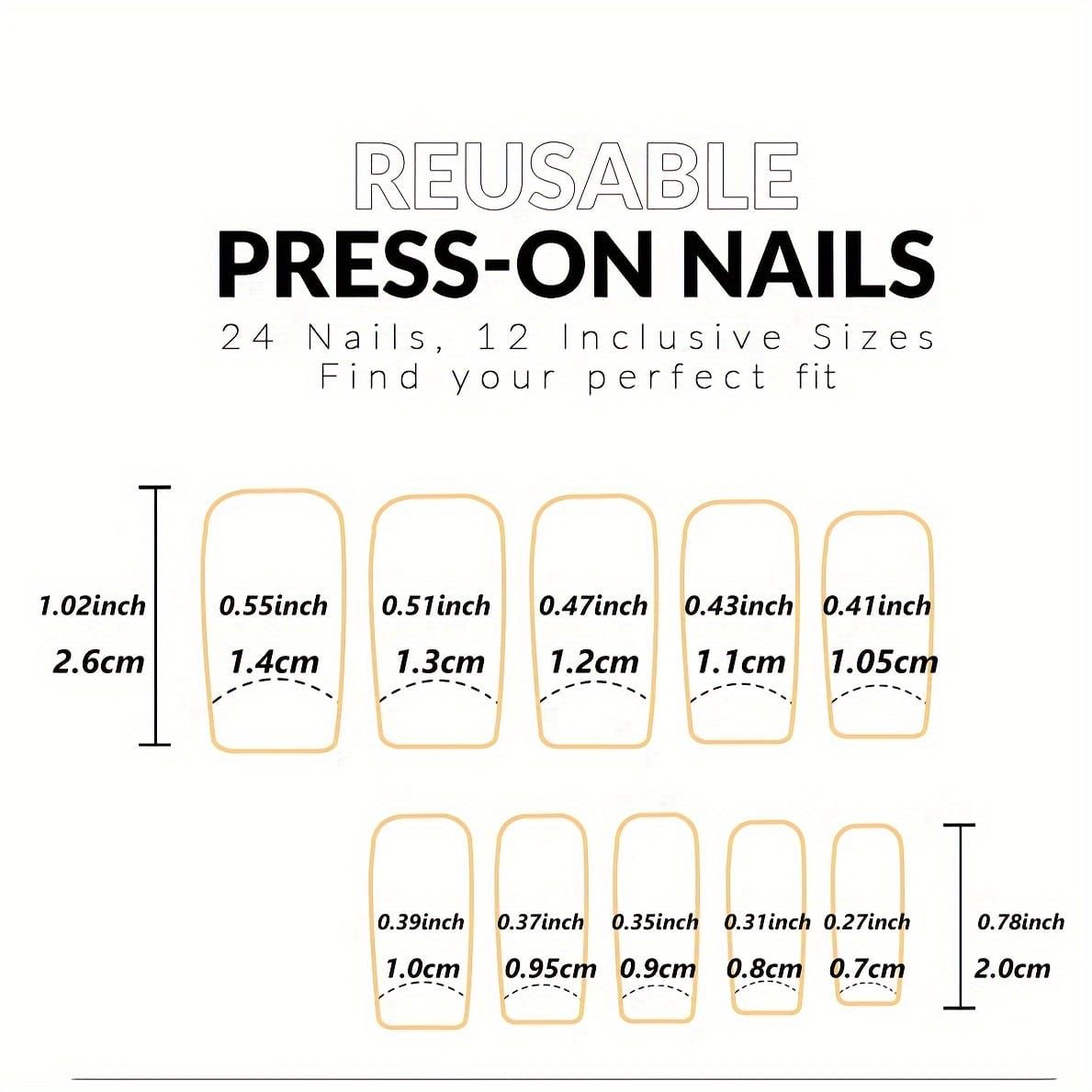 KissICON Pink KissIcon Pink French Nail Set - White Star