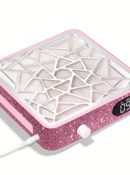 KissICON Pink KissIcon Pro Nail Dust Collector Vacuum For Clean