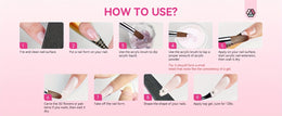 KissICON Pink KissIcon Saviland 5Pcs Acrylic Nail Brush Set -