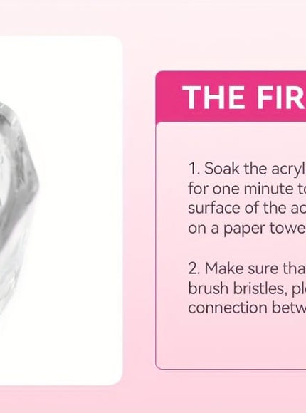 KissICON Pink KissIcon Saviland 5Pcs Acrylic Nail Brush Set -