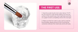 KissICON Pink KissIcon Saviland 5Pcs Acrylic Nail Brush Set -