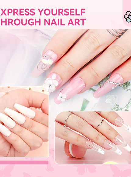 KissICON Pink KissIcon Saviland 5Pcs Acrylic Nail Brush Set -