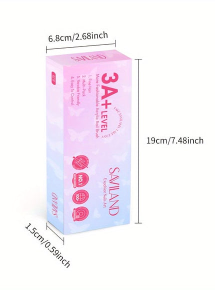 KissICON Pink KissIcon Saviland 5Pcs Acrylic Nail Brush Set -