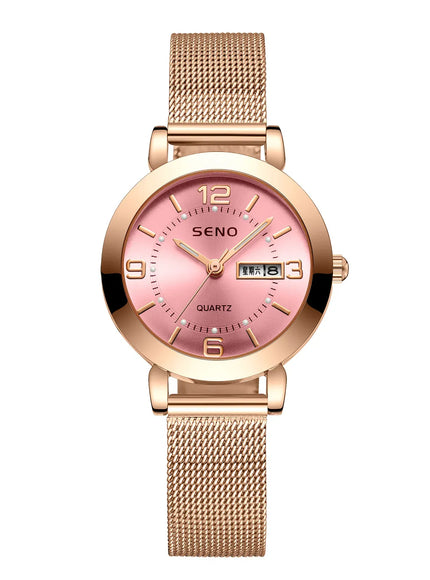 KissICON Pink KissIcon Uthai H55 Womens Quartz Watch - Big