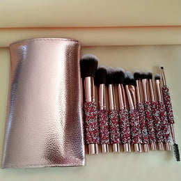 KissICON Pink Makeup Brush 1012pc Pro Makeup Brush Set – Perfect Gift Her
