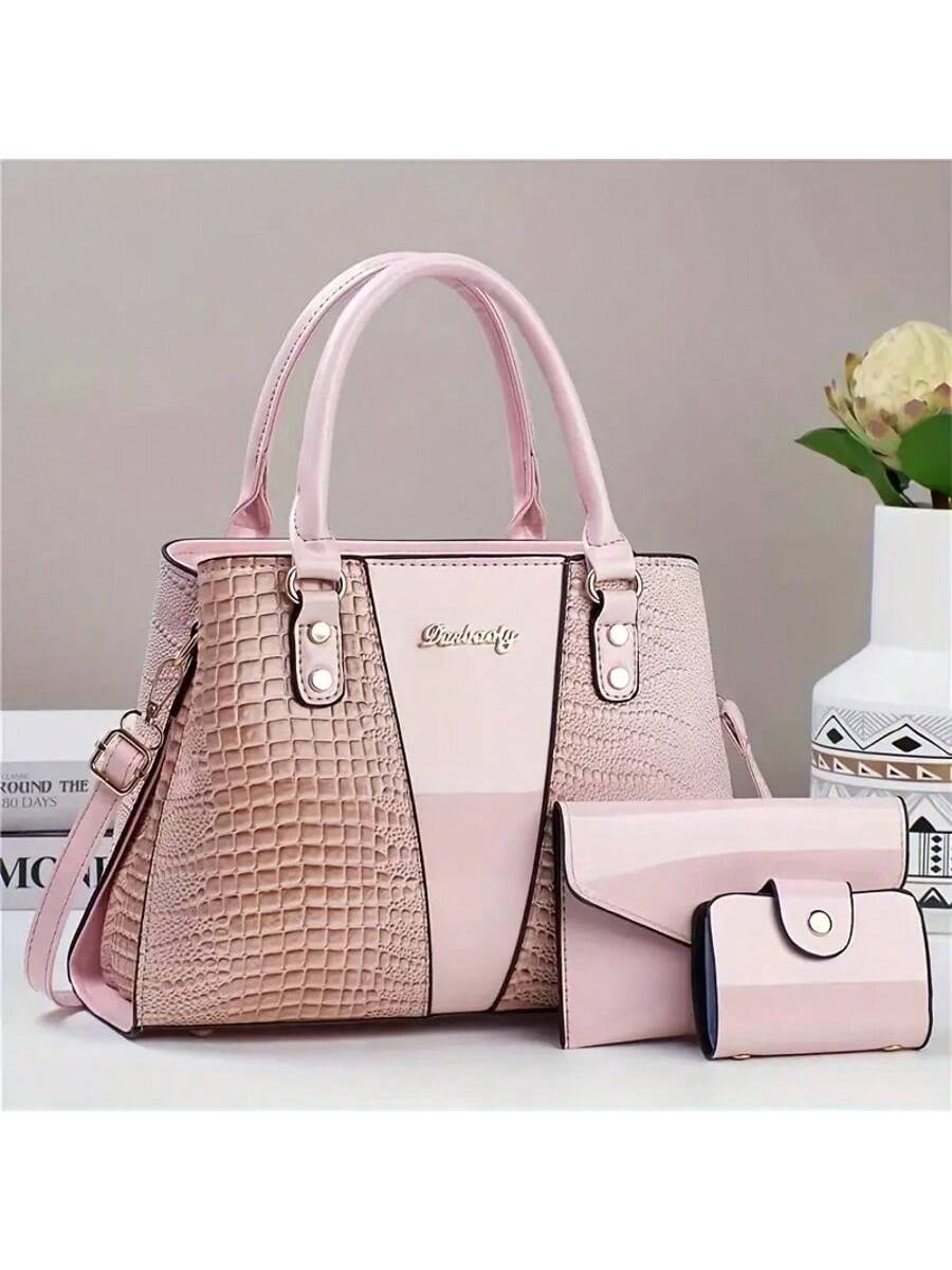 KissICON Pink Mid Popular Foreign Trade Shoulder Crossbody