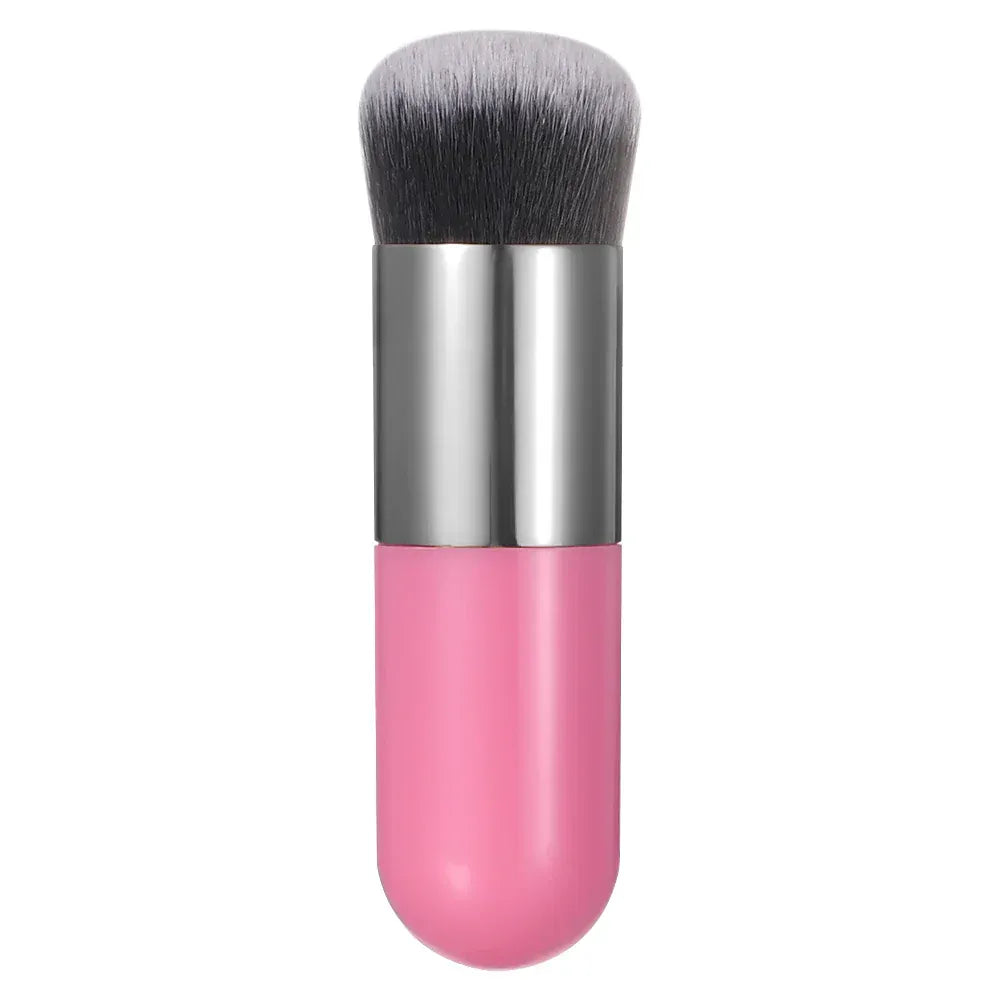 KissICON pink silver KissIcon Makeup Brushes - Flawless Foundation Blending Tool