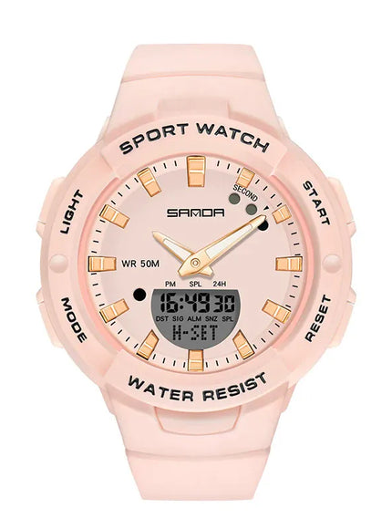 KissICON Pink Uthai CE64 Women Watch - Fashion Outdoor Waterproof