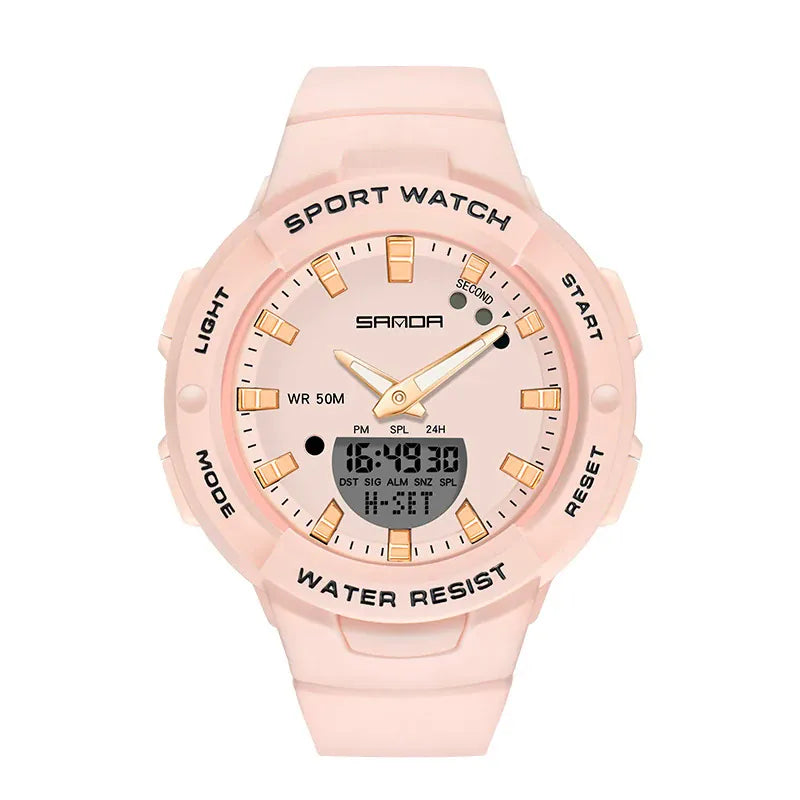 KissICON Pink Uthai CE64 Women Watch - Fashion Outdoor Waterproof