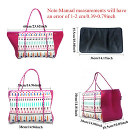 KissICON Pink Waterproof Beach Handbag – Women's Neoprene