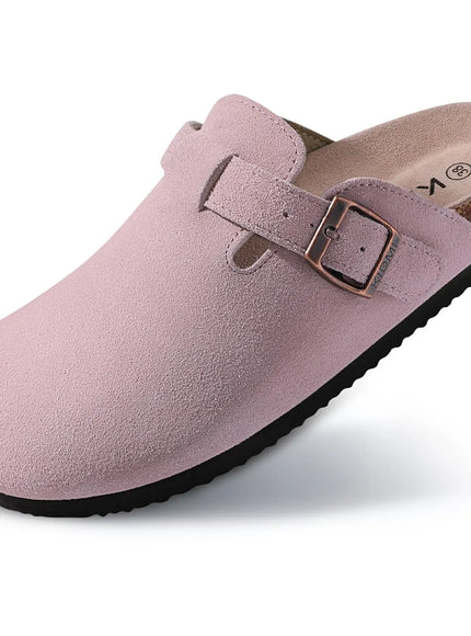 KissICON PK / 44 / China Mainland Kidmi Suede Cork Clogs Comfy Leather Slipon Beach Sandals