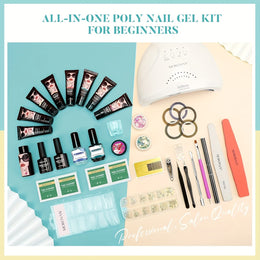 KissICON PL001 KissIcon Morovan Poly Gel Nail Kit 8 Pcs