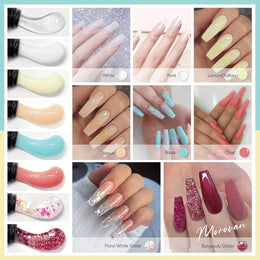 KissICON PL001 KissIcon Morovan Poly Gel Nail Kit 8 Pcs