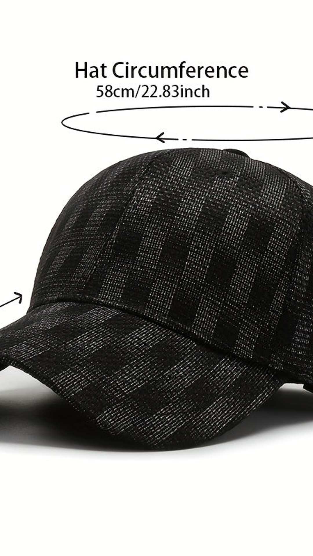 jkthpu-45 Plaid Baseball Cap Low Profile Curved Brim Dad Hat