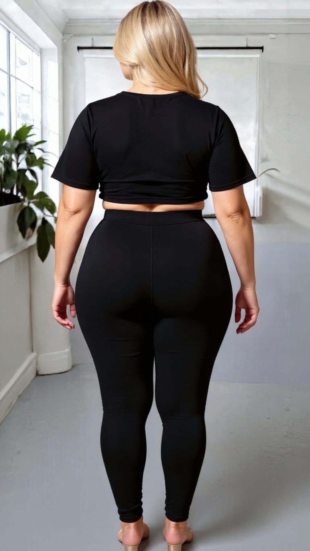 KissICON Plain Black Leggings – Everyday Comfort & Style