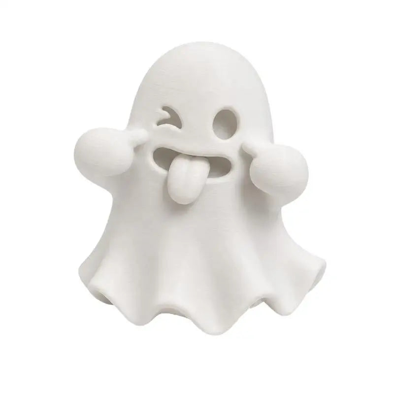 KissICON Playful And Cute Ghost Figurines, Halloween Creative Decorations, Healing Mini Ornaments Suitable For Home Office Desktop Decor