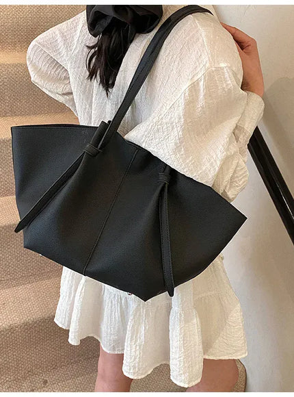 KissICON Pleated Tote – Women's Wing-inspired Statement