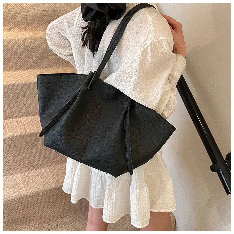 KissICON Pleated Tote – Women's Wing-inspired Statement