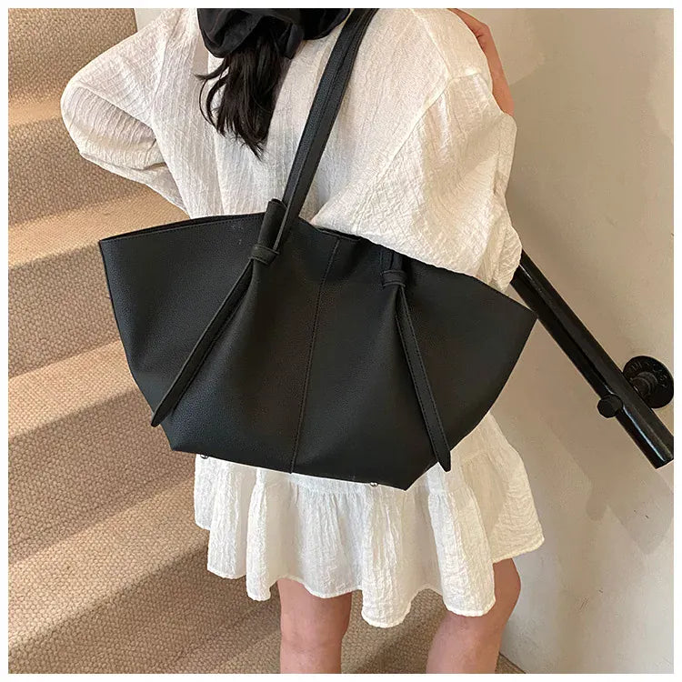 KissICON Pleated Tote – Women's Wing-inspired Statement
