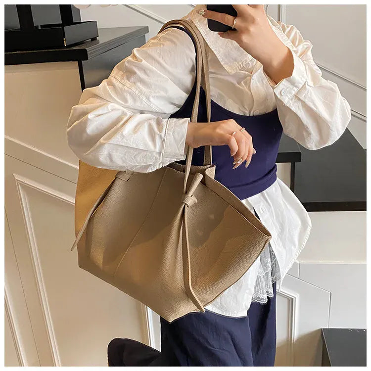 KissICON Pleated Tote – Women's Wing-inspired Statement