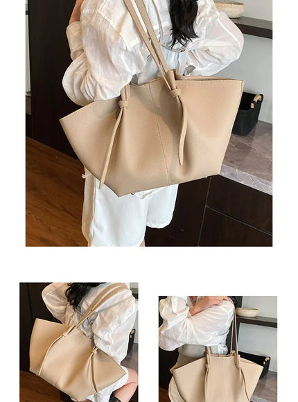 KissICON Pleated Tote – Women's Wing-inspired Statement